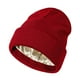 thumbnail image 3 of Gorro holgado y cálido de invierno con interior de seda, ligero y de tamaño universal. Rojo, 3 of 9