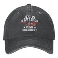 thumbnail image 1 of LILELIS Trump Is My Is My President Cap Men's Baseball Hat Fashionable Headwear, 1 of 6