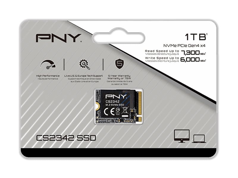 PNY CS2342 2TB Gen4 x4 PCIe NVMe M.2 2230 Internal SSD – Up to