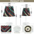 thumbnail image 4 of Yayeee Mini Table Lamp 10.8" Dimmable with Fabric Shade 3 Color Temperatures, Abstract Stripes, 4 of 7