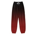 thumbnail image 4 of Arlun Womens Sweatpants 2025 High Waisted Baggy Gradient Printed Cinch Bottom Workout Joggers Casual Plus Size Drawstring Workout Fitness Trousers with Pockets XL, 4 of 4
