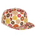 thumbnail image 2 of Uemuo Donut Pattern Women's Baseball Cap,Straight Brim Hat,Golf Dad Hat,Travel Hat,Sun Protection Cap,Everyday Accessory, 2 of 9