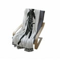 thumbnail image 4 of Retro Soft Flannel Fleece Throw Blanket, Hellenic Bowman Silhouette Eros Fantasy Gladiator Old Mediterranean Print, Cozy Plush for Indoor and Outdoor Use, 60" x 80", Black and White, by Ambesonne, 4 of 6