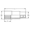 thumbnail image 2 of Heyco Extra Deep 1/2" Drive Metric Socket, 13mm, 2 of 2