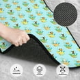 thumbnail image 3 of Yiaed Doggy In Bubble Bath Print Carpet Floor Mats for Cars, Auto Accessories Front & Rear Car Floor Mats Car Floor Foot Mat Sets of 4 Pieces, 3 of 7