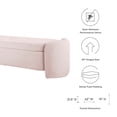 thumbnail image 6 of Nebula Upholstered Performance Velvet Bench, 6 of 7