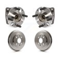 thumbnail image 1 of Transit Auto Rear Drum Brake and Wheel Hub Bearing Assembly Kit for Car 2011-2014 Mazda 2 - Left Right Side (Driver Passenger) K7D-100386, 1 of 11