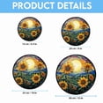thumbnail image 6 of Stained Glass Window Hanging Sunflowers - Stained Glass Window Hanging Sunflowers, Festival Gift Ornament, Home Wall & Window Art, Brightens Any Space with Light, 6 of 6