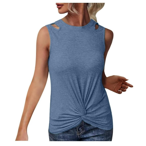 Scyoekwg Work Out Tank Tops Womens Sleeveless Trendy Womens Western Clothing Ladies Blouses Dressy Casual Loose Tops Womens Summer Fashion Basic Tank Tops