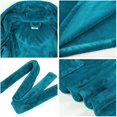 thumbnail image 4 of Women Plush Fleece Robe Long Warm Bathrobe Shawl Collar/Hood, 4 of 6