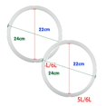 thumbnail image 1 of Oleegame 2PC Kitchen Utensils Set Pressure Replacement 22*24CM Electric Ring Sealing Silicone Cooker 56L Kitchen，Dining & Bar Clear, 1 of 7