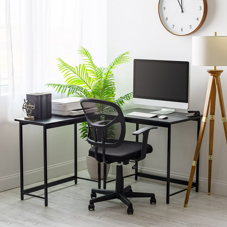 IRIS USA OWD 8060 Simple Design Basic Computer Desk Laptop Table Office Desk Black Study Table Walmart