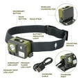 thumbnail image 2 of Swiss Tech Kabellos 1000LM Rechargeable LED Wireless Headlamp with USB-C, 2 of 17