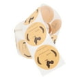 thumbnail image 2 of SHISUYAN 1 Roll Round Kraft Paper Labels for Chicken Egg Cartons Self Adhesive Write On Labels Fresh Egg Stickers for Farm Kitchen Packaging, 2 of 8