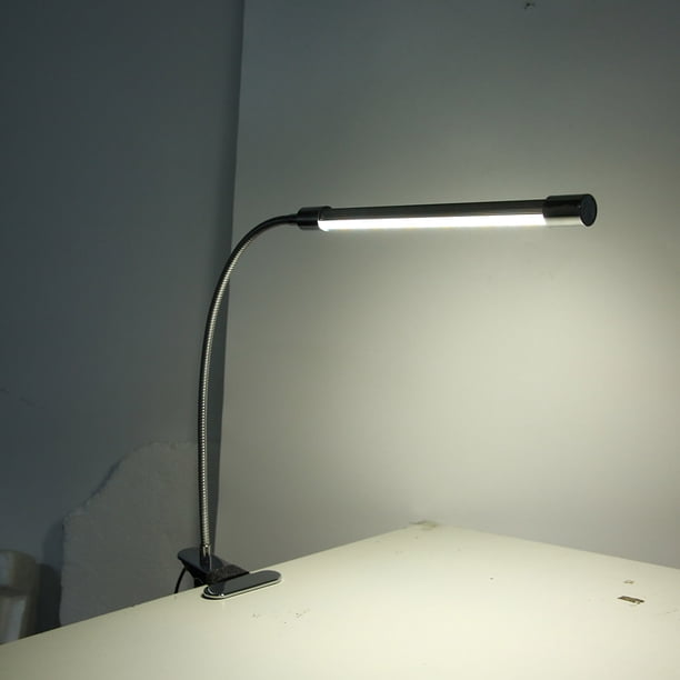 Fugacal Luz de escritorio Led, luz de Clip para el cuidado de los ojos luz de lectura de estudio regulable, lámpara de mesa de carga USB, luz de lectura de estudio para uas de tatuaje de belleza Fugacal No se aplica