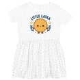 thumbnail image 3 of Inktastic Little Latka Cute Hanukkah Design Girls Toddler Dress, 3 of 5