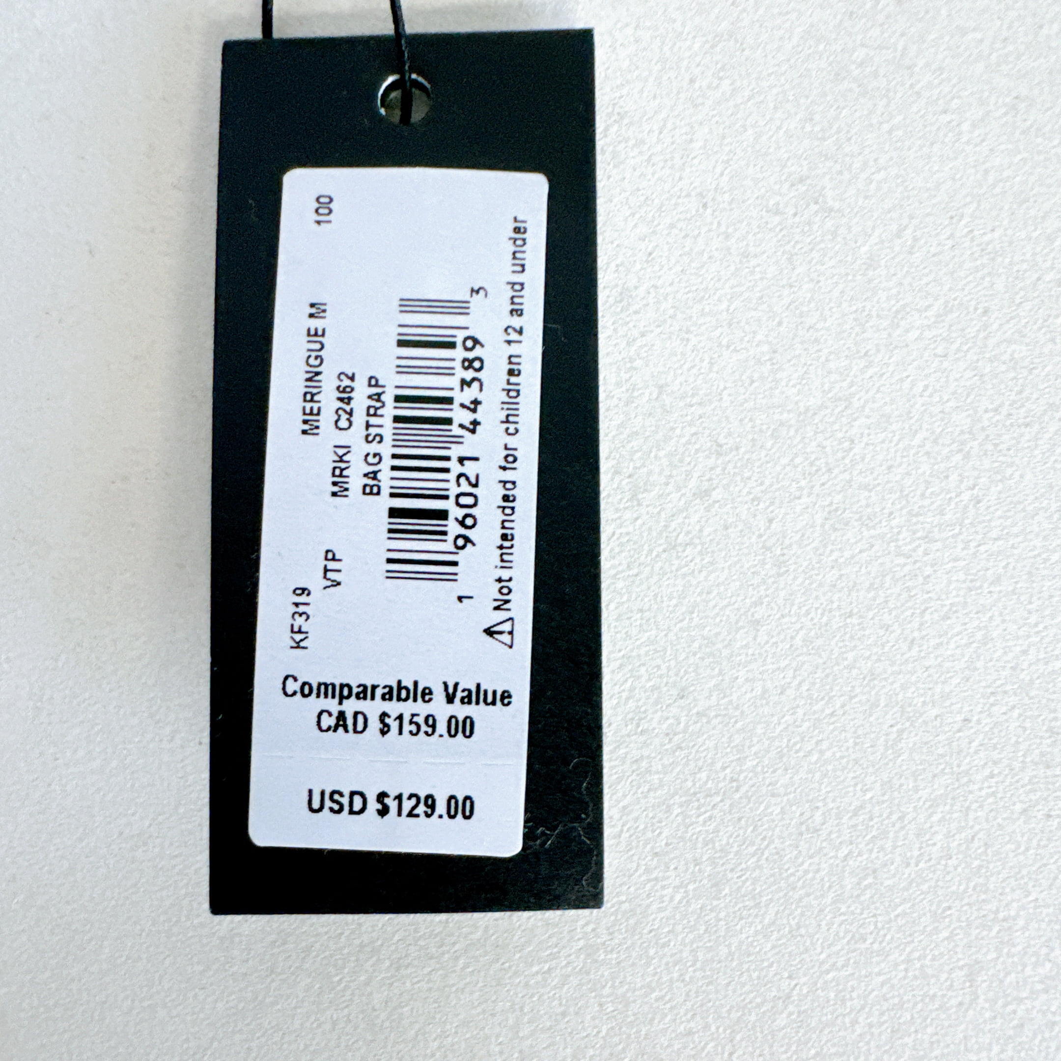 Kate Spade  KF319 Script Logo Leather Bag Strap IN Meringue Multi