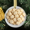 thumbnail image 3 of Butter Spritz Cookies Flower Biscuits Cookie Food Lovers Foodie Novelty Holiday Christmas Ornament Xmas Tree Gift (Flat Design Printed on Ceramic, NOT 3D), 3 of 3