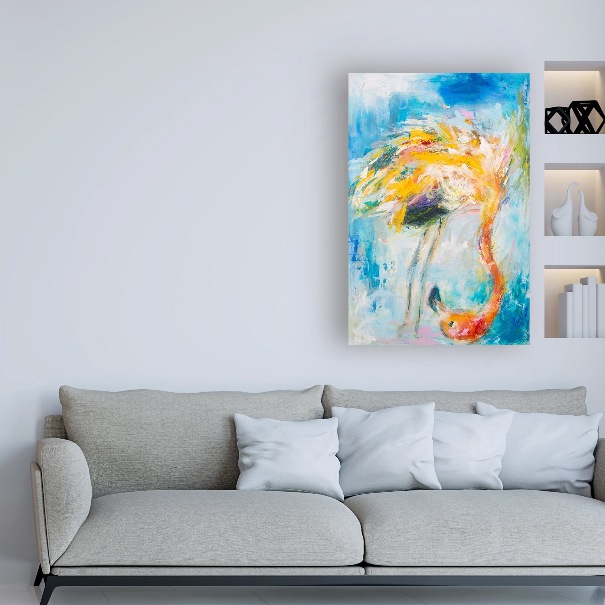 Trademark Fine Art 'Pretty in Pink No. 3' Canvas Art by Hilma Koelma
