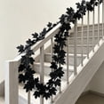 thumbnail image 5 of Brondbend Artificial Vine Fall Maple Leaf String Mini Pumpkin Decoration Plastic Hanging Front Door Thanksgiving Harvest Home Porch Entryway Living Room Bedroom Decor, 5 of 6