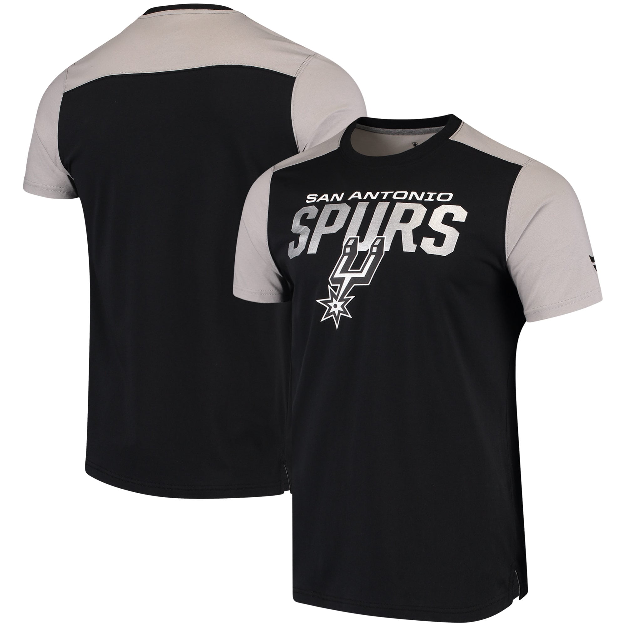 San Antonio Spurs Fanatics Branded Iconic T-Shirt - Black/Heathered Gray - Walmart.com - Walmart.com