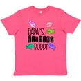 thumbnail image 3 of Inktastic Papa's Fishing Buddy with Colorful Fish Youth T-Shirt, 3 of 5