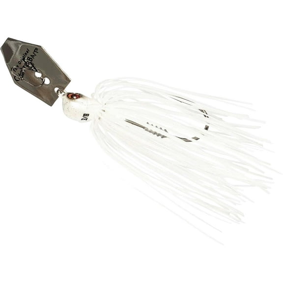 Z-Man ChatterBait Elite EVO Bladed Jig 3/8 oz – White