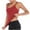 Red, variant on lmcalzta Womens Yoga Tank Tops Workout Camisole for Women Slim Fitting Gym Athletic Racerback Backless Spaghetti Strap Tops