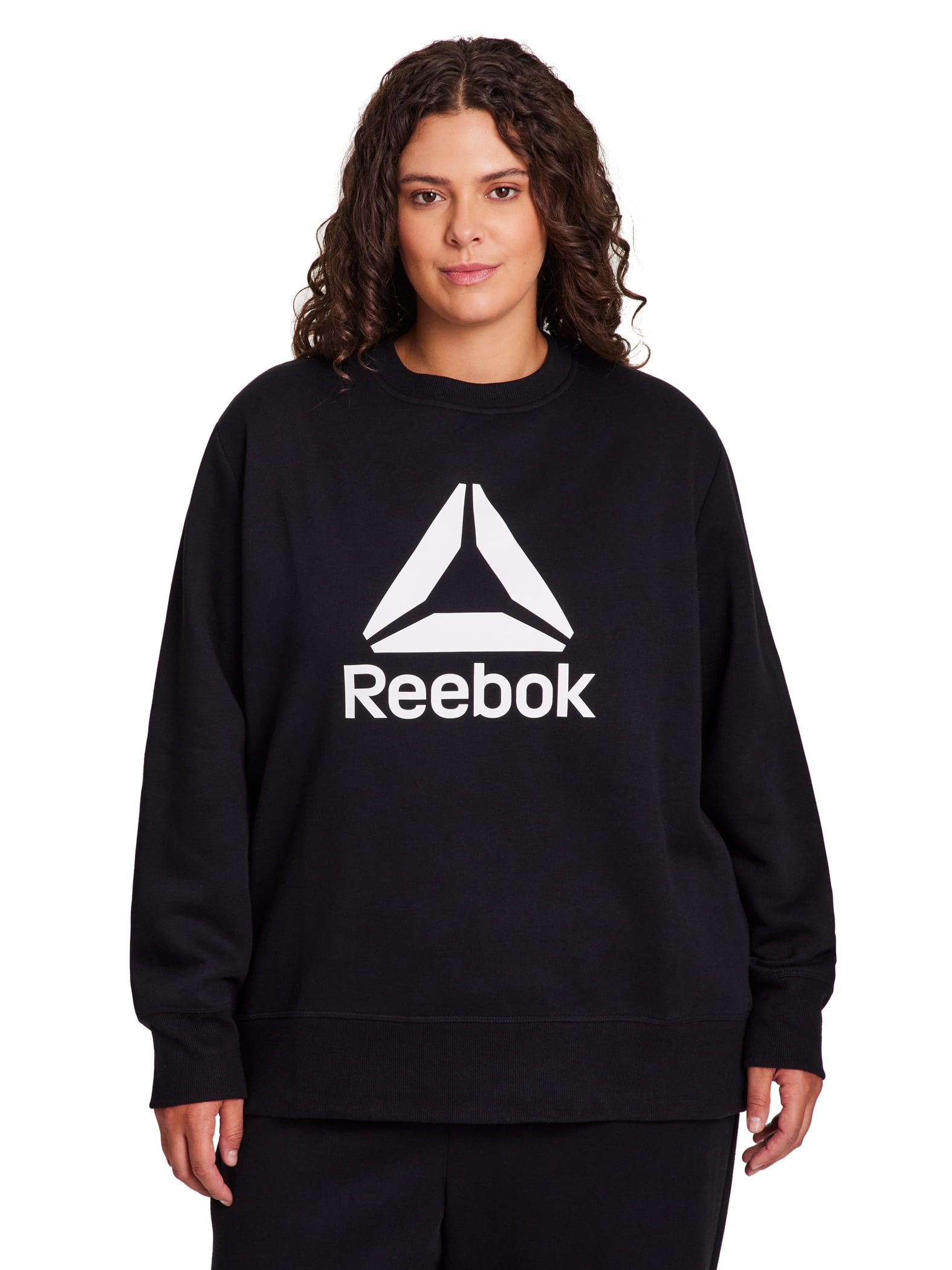 Reebok Women's and Women's Plus Sport Core Crewneck and Straight Leg Pant 2-Piece Set, Sizes XS-4X