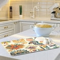 thumbnail image 6 of Kitchen Drying Mat 16x18In Drying Dish Mat Dish Drying Mats Kitchen Countertop Multi-Function Drain Drying Mat Kitchen Table Colorful Sun, 6 of 8