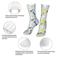 thumbnail image 3 of Xecao Japanese Carps Print Fashion No Heel Casual Crew Socks Cushioned Breathable for Men Women - Moisture wicking,Not easy to fade Suitable for daily, 3 of 7