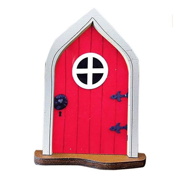 Puerta Pixy de 2 uds, puerta de hadas, puerta de ratón, puerta de elfo hecha de madera para abrir con Pixy divertido, puerta artesanal, decoración 3d, juego de puerta Pixy