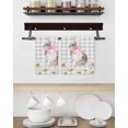 thumbnail image 3 of Blue Easter Bunny Kitchen Dish Towels for Drying Dishes Set of 2, Spring Daisy Modern Gray Buffalo Plaid Waffle Weave Microfiber Hand Tea Bathroom Towels Quick Dry & Absorbent Towel 15.7x23.6, 3 of 7