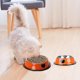thumbnail image 3 of Pet Bowl Stainless Steel Non-skid Rubber Base Dog Bowl Cat Bowl Orange, 3 of 4