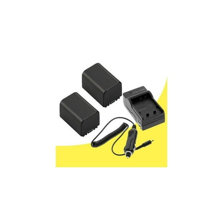 Lithium Ion Extended Life - two vw-vbg260 extended life lithium ion replacement batteries and charger for panasonic aghmc40, aghmc45, aghmc70, aghmc80 professional digital camcorders davismax accessory kit