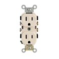 thumbnail image 1 of CBR15-00T 15 amp Decorative Duplex Receptacle  Light Almond, 1 of 1