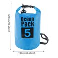 thumbnail image 4 of Bolsa De Natación Saco Seco Impermeable 3/5/10L Bolsa De Cubo Rafting Saco De Natación Para Canotaje Pesca, 4 of 4