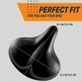 thumbnail image 5 of Bikeroo Indoor and Outdoor Wide Cushion Comfort Bicycle Saddle (Men's and Women's), 5 of 9