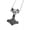 silver, variant on 316L Stainless steel Wolf Hammer Charm Pendant Mens Punk Biker Necklace Chain-silver