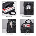 thumbnail image 3 of Disketp Ornate Dark Skull Book Mochila Ligera e Impermeable, Mochila de Día Resistente para Viajes, Senderismo y Uso Diario para Hombre y Mujer, 3 of 7