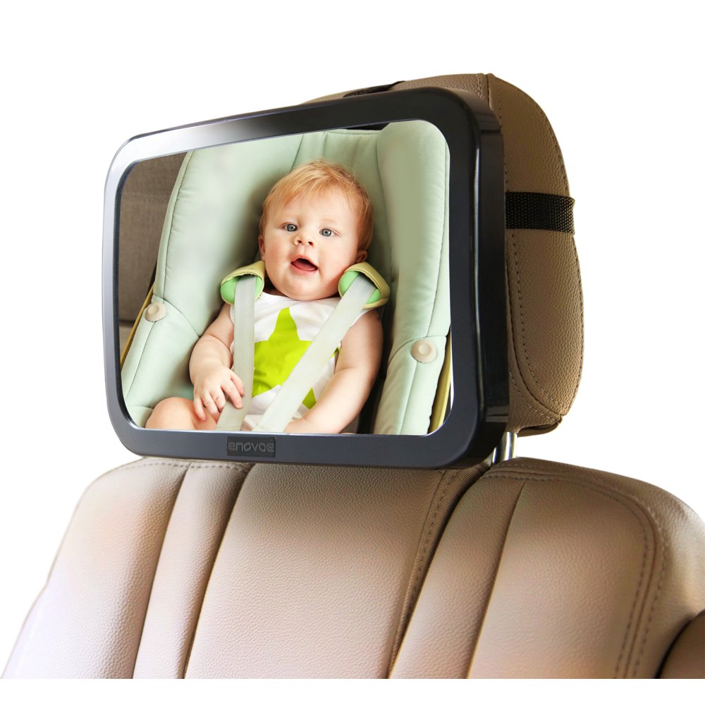 Enovoe Baby Mirror for Car Seat, Shatterproof and