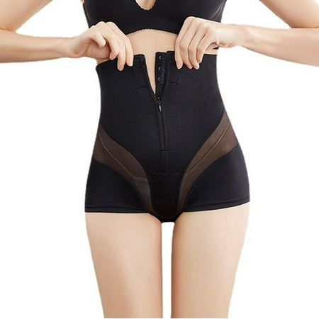 

Women Tummy Control Panties Zipper High Waist Butt lifter Shapewear Shorts Postpartum Waist Trainer Body Shaper Underwear Slim Corset