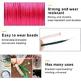 thumbnail image 3 of Cordes pour Bracelets, Fil de Coton Multicolore, Fil de Nylon Tressé, 10 Rouleaux Corde de Nylon pour Bracelet Collier Chaîne de Bijoux, DIY, Perle, Environ 10m/rouleau, 3 of 7