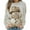 Multicolor, variant on Lorytime Womens Crewneck Sweatshirt Athletic Christmas Snowman Print Shirt Long Sleeve Pullover Loose Tops