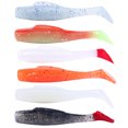 thumbnail image 6 of Bionic Baits, 6Pcs/Set 8cm Plastic T Tail Fake Lure Soft Faux Fish Baits Bionic Fishing Tackle, 6 of 8