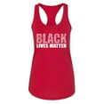 thumbnail image 2 of Vintage Letters Black Lives Matter Women Printed Tank Top Soft and Comfy Tank Top, Lightweight Tank Top Color Red Small, 2 of 3