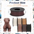 thumbnail image 3 of Filamento Pangda Multicolor PLA para impresora 3D, 1,75 mm y 1,5 kg, 3 of 7