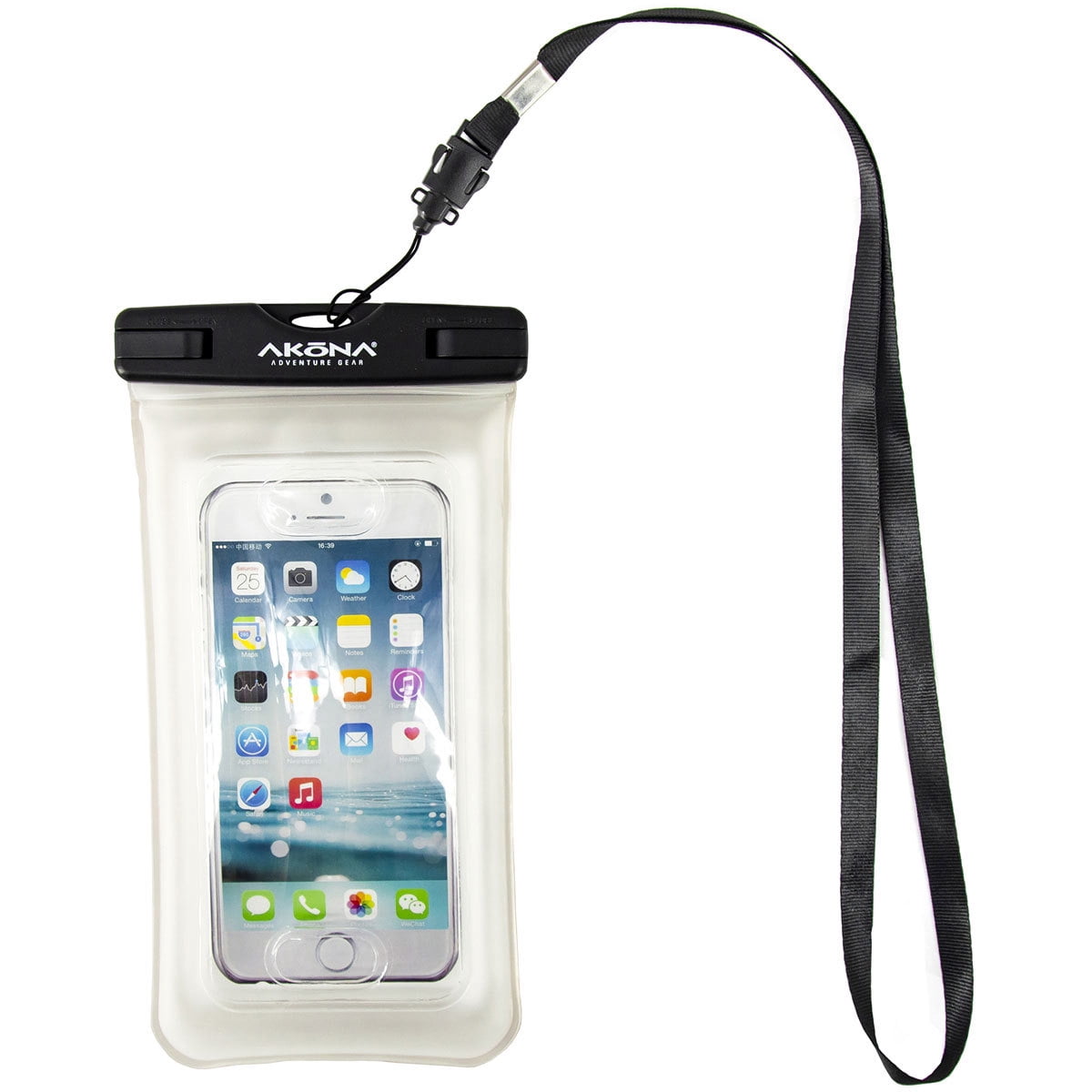 Akona Gobi Floating Waterproof Case for Cell phones Pink (Clear)