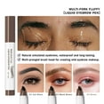 thumbnail image 4 of Eyebrow Pen, Angled Brow Brush, Eyebrow Pencils for Women, Natural Brow Pen, Hair-Like Strokes, 24hrs Long-Lasting, Waterproof, Smudge-Proof, Easy to Use, Multiple Uses, Gifts for Her, 4 of 6
