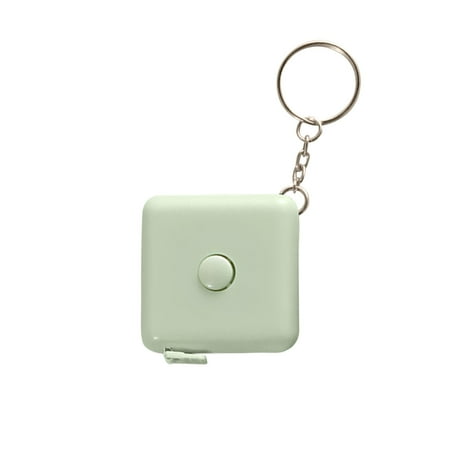 

WJSXC 1.5M Tape Measure Inch Cm Round Tape Automatic Retractable Soft Colorful Ruler Fruit Automatic Telescopic Measuring Tape Measuring Body Circumference Green